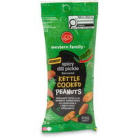 Western Family - Kettle Cooked Spicy Dill Pickle Peanuts, 75 Gram
