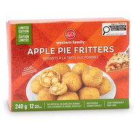 Western Family - Harvest Apple Pie Fritters, 12 Pack - Limited Edition, 240 Gram