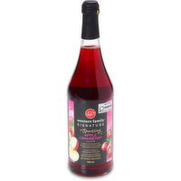 Western Family - Signature Apple Cranberry Sparkling Juice, 750 Millilitre