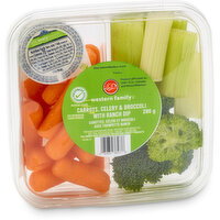 Western Family - Carrot Celery & Broccoli with Ranch Dip, 280 Gram