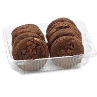 Bake Shop - Double Chocolate Chip Cookies, 12 Each