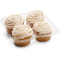 Bake Shop - Vegan Vanilla Cupcakes, 4 Each