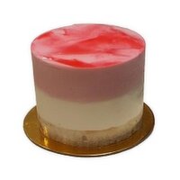 Lychee Raspberry - Mousse Cake 3 Inch, 1 Each