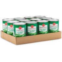 Western Family - Cut Green Beans, 12 Each