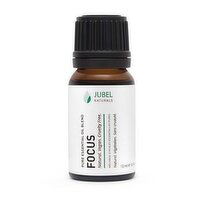 Jubel Naturals - Pure Essential Oil Blend, Focus, 10 Millilitre