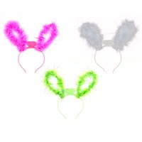 Flashing - Bunny Ears Headband, 1 Each