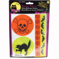 Hoot - Halloween Reflective Safety Sticker Patch 4pc, 1 Each