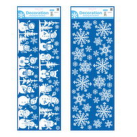 Santa Secrets - Christmas Window Clings Glitter, 1 Each