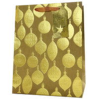 Paper Trendz - Deluxe Xmas Gift Bag Large Kraft, 1 Each