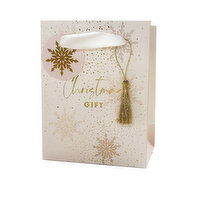 Paper Trendz - Christmas Gift Bag Small - Hot Stamped, 1 Each