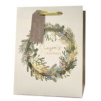 Deluxe - Xmas Gift Bag Jumbo Hot Stamped, 1 Each