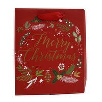 Paper Trendz - Xmas Deluxe Gift Bag Medium Merry, 1 Each
