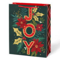 Paper Trendz - Xmas Deluxe Gift Bag Medium Joy, 1 Each