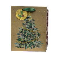 Paper Trendz - Xmas Deluxe Gift Bag Medium Tree, 1 Each