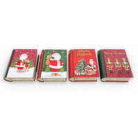 Santa's Secrets - Book Shape Tin Box,Assorted, 1 Each