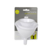 L Gourmet - Plastic Funnel - Set of 3