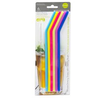 L Gourmet - Silicone Drinking Straws, 1 Each