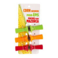 Luciano Gourmet - Corn Holder 6 Piece, 1 Each