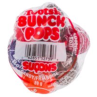 Tootsie - Candy - Bunch Pops, Assorted Flavors, 89 Gram