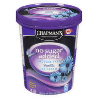 Chapman's - Ice Cream Lactose Free Vanilla No Sugar Added, 1 Litre