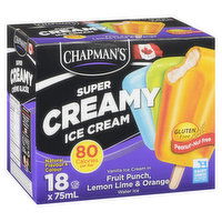 Chapman's - Super Creamy Ice Cream - Assorted Flavors, 18 Each