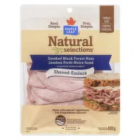 Maple Leaf - Natural Selections Sliced Black Forest Deli Ham,  Smoked , Family Size