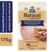 Maple Leaf - Natural Selections Sliced Black Forest Deli Ham, Smoked