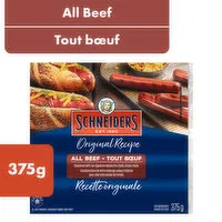 SCHNEIDERS - Original Recipe All Beef Wieners, 375 Gram