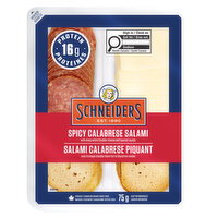 Schneiders - Dry Cured Spicy Calabrese Salami Snack Kit, 75 Gram
