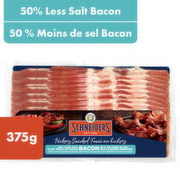 SCHNEIDERS - Hickory Smoked Bacon, 50% Less Salt, 375 Gram