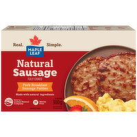 Maple Leaf - Natural Pork Breakfast Sausage, Fully Cooked