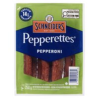 Schneiders - Pepperettes Sausage Snacks Pepperoni, 250 Gram