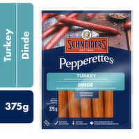 SCHNEIDERS - Pepperettes Sausage Sticks Turkey, 375 Gram