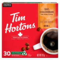 Tim Hortons - Colombian Coffee K-Cups, Dark Medium Roast, 30 Each