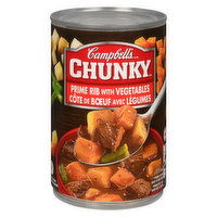 Campbell's - Chunky Prime Rib with Vegetables Soup, 515 Millilitre