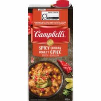 Campbell's - Spicy Chicken Broth, 900 Millilitre