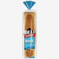 Deli World - White Sandwich Bread, 900g, 900 Gram