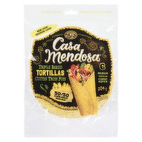 Casa Mendosa - Triple Baked Corn Tortillas Medium, 6 Each