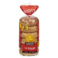 Country Harvest - Bagels - 14 Grains, 6 Each