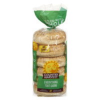 Country Harvest - Everything Bagels, 6 Each