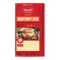 Saputo - Monterey Jack Cheese Slices Lactose Free