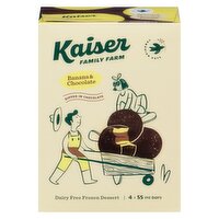 Kaiser - Oat Bars Banana Chocolate, 4 Each