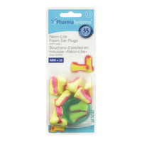 Pharmasystems - P/S Ear Plugs Foam Neon Lite, 12 Each