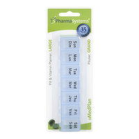 Pharmasystems - P/S Weekly Pill Box Large, 1 Each