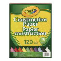 Crayola - Construction Paper 120 Sheets, 1 Each