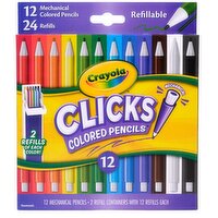 Crayola - CLICKS - Coloured Pencils, 1 Each