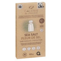 Galarie Au Chocolat - Dark Chocolate Sea Salt, 100 Gram