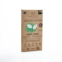 Galarie Au Chocolat - Chocolate Mint Crisp Bar, 100 Gram