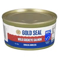 Gold Seal - Pacific Red Sockeye Salmon Skinless, 170 Gram