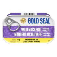 Gold Seal - Wild Mackerel Lemon & Pepper, 115 Gram